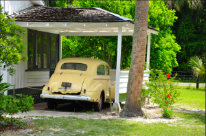 Carport mit MK Rawlings Auto