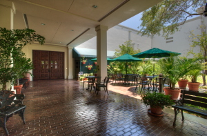 Back Entrance and Courtyard