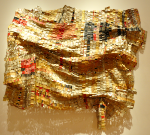 El Anatsui Ghana 2003 "Old mans cloth"
