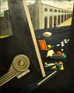 Giorgio de Chirico, The Sailors' Barracks, 1914