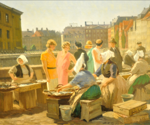 Jonas Lie Market Place 1925