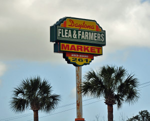 Flea Market Street Sign