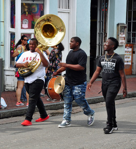 Sousaphone and Drums